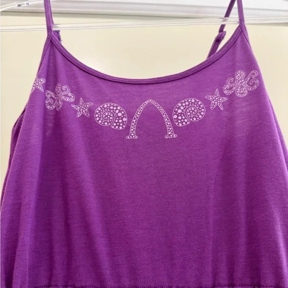 Disney’s Aulani Resort Purple and Multicolor Long Dress - Picture 2 of 4